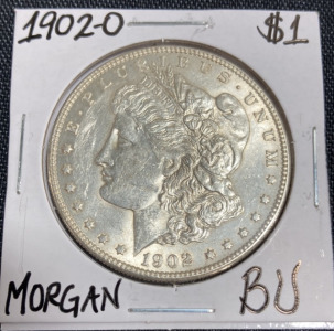 1902-O BU Morgan Silver Dollar