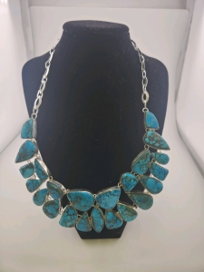 Beautiful Large Turquoise Necklace