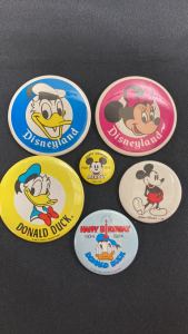 (6) Vintage Disney Pins