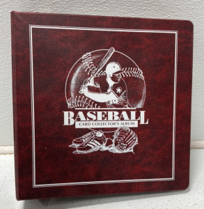 Binder Of (150) MLB 1992 Cards Including Eddie Murray, Jim Abbott, Ricky Henderson, Jose Canseco And More