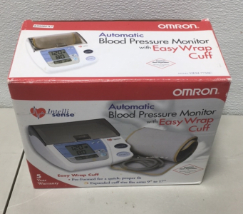 Omron Automatic Blood Pressure Monitor With Easy Wrap Cuff