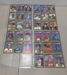 (33) 1987 Toys ”R” Us Collectors Edition Rookies Baseball Cards Including Barry Bonds and More!!