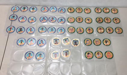 (50) 1990-92 King B Jerky 1st and Second Annual Baseball Cards Discs Including Wade Boggs