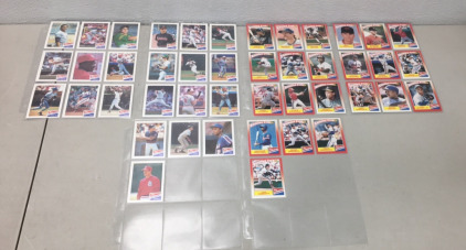 (44) 1988-89 Topps Bazooka Gum Baseball Cards Including Ken Griffey Jr and More!!