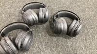 (3) Wireless Headsets