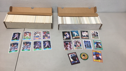 (1) Box Of (500) 1989 Score Baseball Cards (1) Box Of (500) Mixed Sports 1990’s Sports Cards