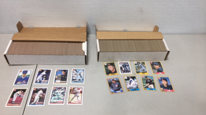 (1) Box Of (500) 1991 Topps Baseball Cards (1) Box Of (500) 1987 Topps Baseball Cards