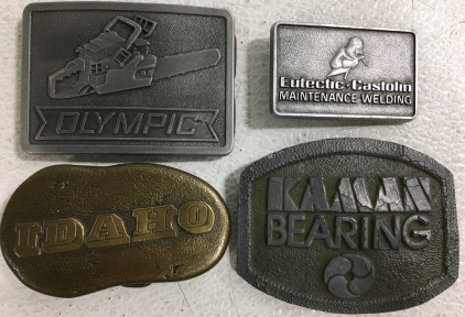 (4) Vintage Belt Buckles