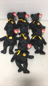 (7) Vintage 2000 Ty Beanie Babies “ Haunt” Beanie Babies