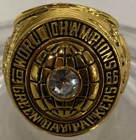 1966 GREEN BAY PACKERS CHAMPIONSHIP REPLICA RING NAMED TO BART STARR SIZE 10.5