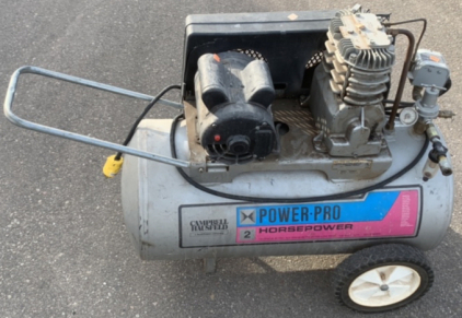 (1) CAMPBELL HAUSFELD POWER PRO 2 HORSEPOWER AIR COMPRESSOR