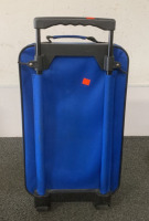 (1) SMALL BLUE ESSENTIALS LUGGAGE ON WHEELS - 2