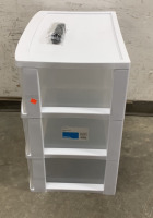 (1) WIDE THREE DRAWER STORAGE CART (WHEELS DETACHED) - 4