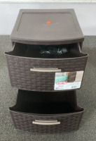 (1) STERILITE WEAVE STORAGE BIN (WITH WHEELS) - 3