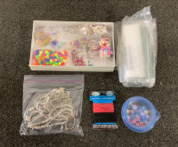 (1) BOX FILLED WITH CRAFTING SUPPLIES INCLUDING BEADS, PINS, WAXED COTTON CORDS, AND MORE - 2