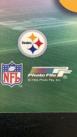 9-3/4” X 11-3/4” NFL STEELERS WALL CLOCK - 2