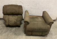 (1) PLUSH ROCKING RECLINER CHAIR - 2