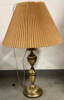TWO PLEATED TABLE LAMPS (UNABLE TO TEST) - 2