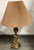 TWO PLEATED TABLE LAMPS (UNABLE TO TEST) - 3