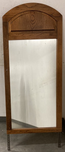 STANDING WOODEN MIRROR (22.5”X49.5”)