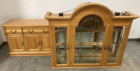 WOOD CHINA HUTCH (61"X79")