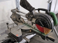 WORKING HITACHI RADIAL ARM SAW ON FOLDING/ ROLL AWAY STAND - 2