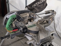 WORKING HITACHI RADIAL ARM SAW ON FOLDING/ ROLL AWAY STAND - 4