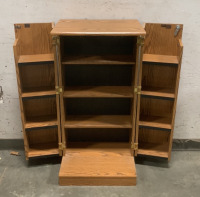 (2) SMALL ENTERTAINMENT CENTER CABINETS, (1) LARGE ENTERTAINMENT CENTER CABINETS - 2