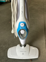 TAPERED 5 SHELF UNIT AND PIT STEAM THERMAPRO 211 FLOOR STEAM MOP (POWERS ON, PUMP NOISY WHEN EMPTY) - 4