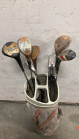 TAYLOR MADE GOLF BAG AND CLUBS - 4