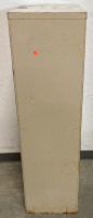 BEIGE METAL FOUR DRAWER FILING CABINET - 4