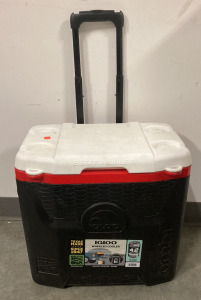 (1) 28QT ROLLER IGLOO COOLER ON WHEELS