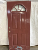 METAL EXTERIOR DOOR WITH PEEP HOLE (36x80)