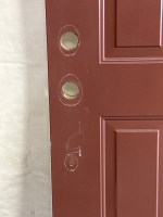 METAL EXTERIOR DOOR WITH PEEP HOLE (36x80) - 2