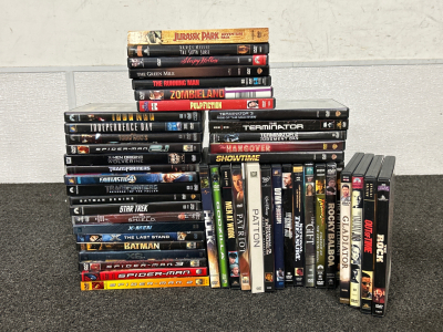 40+ ACTION BASED DVD MOVIES