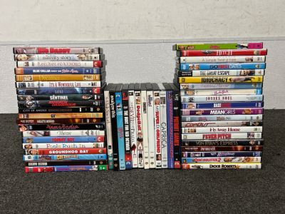 40+ DVD MOVIES RANGING IN DIFFERENT GENRES