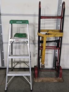 APPLIANCE DOLLY, 4' STEP LADDER