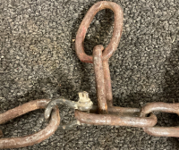 BOAT ANCHOR AND CHAINED METAL PLATES - 5