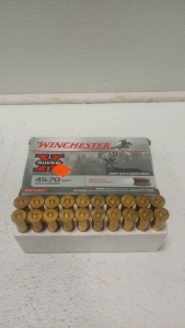 (20) Winchester Super X 45-70 300GR Government Smokeless Center-fire Ammunition Cartridges