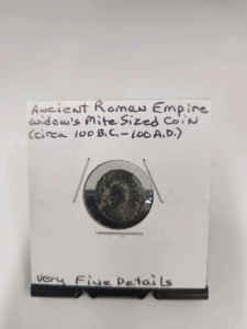 Ancient Roman Empire Widows Mite Sized Coin