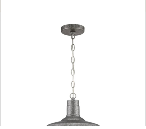 Park Harbor Wetherburn Single Light 14-1/8" Wide Outdoor Pendant