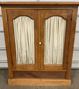 Antique Wood Storage Cabinet