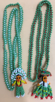 (2) Native American Beaded Necklace&rsquo;s