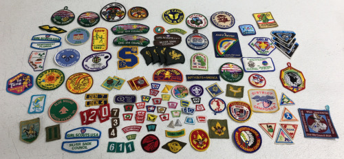 Assorted Boy Scouts & Girl Scouts Patches