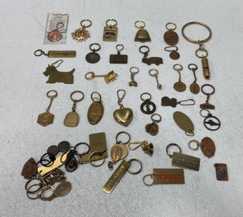 (30+) Brass And Copper Keychain Accessories
