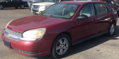 BANK OWNED - 2005 CHEVROLET MALIBU - FWD - GOOD TIRES!