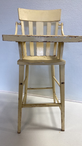 Vintage Wood High Chair