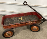 Vintage Radio Flyer Wagon w/ Rock Layer
