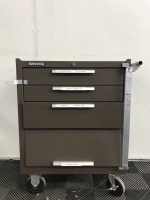 Metal Office/Medical Cart On Wheels