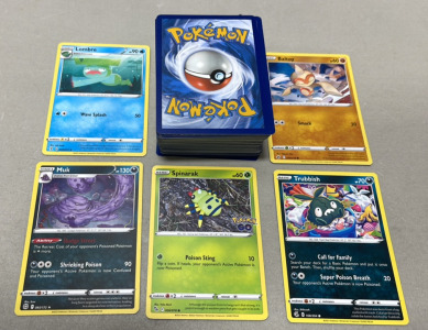 (100) Pokémon Generations 1-8 Collectible Cards